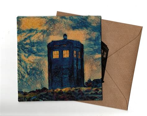 Doctor Who Tardis Pop Up Card Etsy