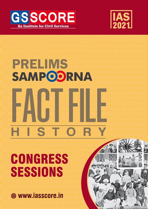 Download Gs Score Prelims Sampoorna Fact File On Congress Sessions Gs