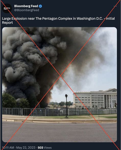 Fake Pentagon Explosion Photo Sows Confusion On Twitter Ars Technica