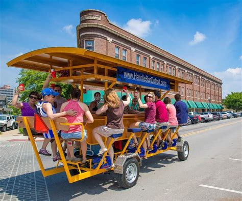 The Handlebar Detroits Pedalpub Its A 16 Passenger Party On Wheels