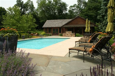Subscribe and live pretty for less! Log Cabin Retreat - Traditional - Pool - philadelphia - by ...