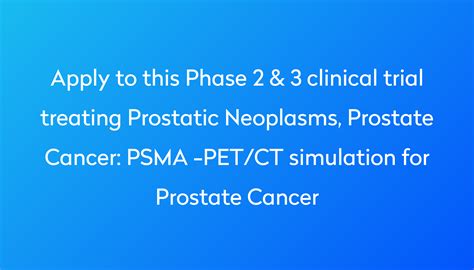 Psma Petct Simulation For Prostate Cancer Clinical Trial 2022 Power