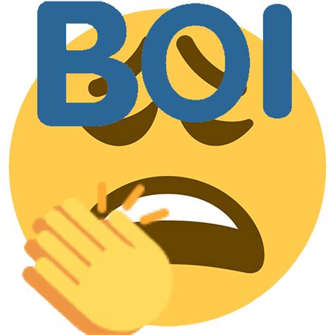 Download Boi Meme Hand Emoji Png And  Base