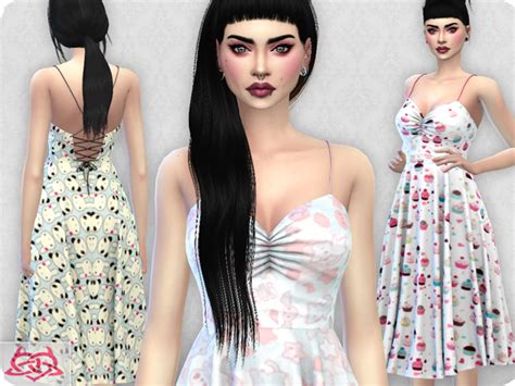 Claudia Dress Recolor 4 By Colores Urbanos At Tsr Sims 4 Updates