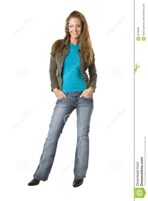 Where do you go for casual dates? Attractive Woman Dressed Casually Stock Image - Image of ...