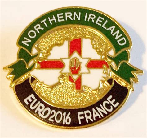 northern ireland euro 2016 supporters pin badge free uk pandp enter promo code euro2016