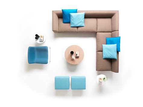 Elan By Cappellini Top View Furniture Interior Design Presentation
