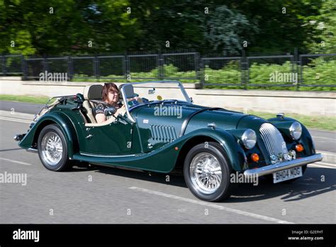 Morgan, classic, sports, car, 2 seater, in Pendle, Lancashire, UK Stock