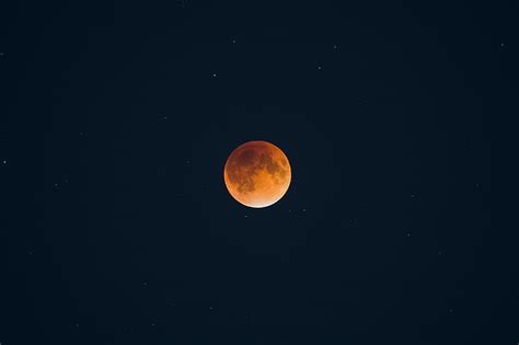 Hd Wallpaper The Moon Eclipse Phase Lunar Eclipse Wallpaper Flare