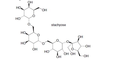 Answered Consider The Tetrasaccharide Stachyose Bartleby
