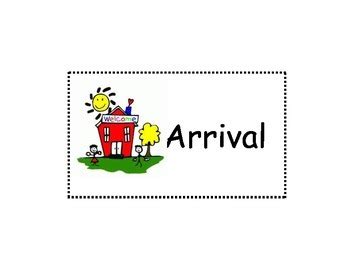 Preschool Schedule Cards approx. size 4x7 by GreatestJob Ever | TpT