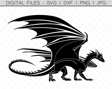 Dragon Svg Dragon Vinyl Cut File Design For Cricut Etsy