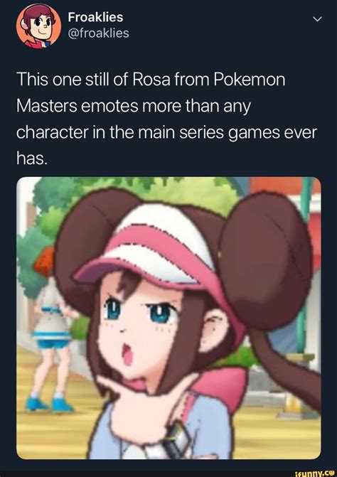 This One Still Of Rosa From Pokemon Masters Emotes More Than Any