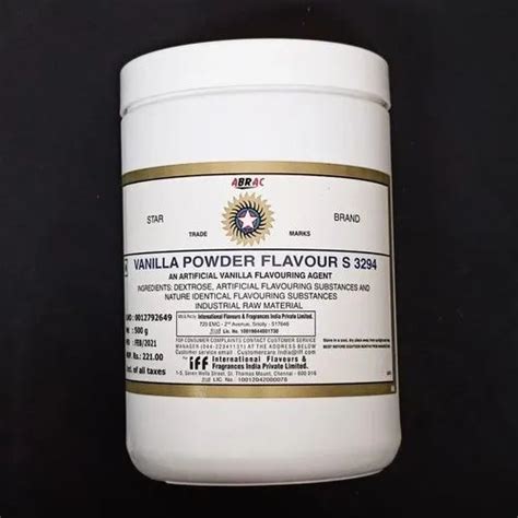 Iff Vanilla Powder Flavour S 3294 At Best Price In New Delhi By Uni Ingredients Id 25505940155