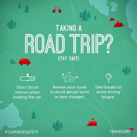 Taking A Road Trip Stay Safe Road Safety Safety Tips Summer Safety