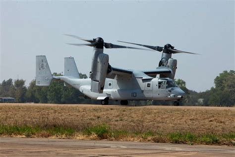A Marine Tiltrotor Squadron 265 Mv 22 Osprey Taxis Nara And Dvids