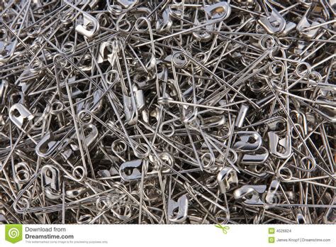 Safety Pins Background Stock Photo Image Of Lineup Pins