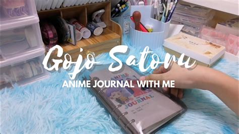 Anime Journal With Me Gojo Satoru 💗 Youtube
