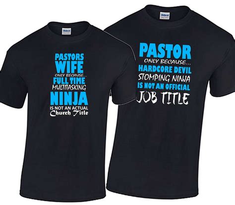 Pastor And Pastors Wife Shirt Set Pastors Wife Shirt Pastors Wife Pastor Appreciation Day