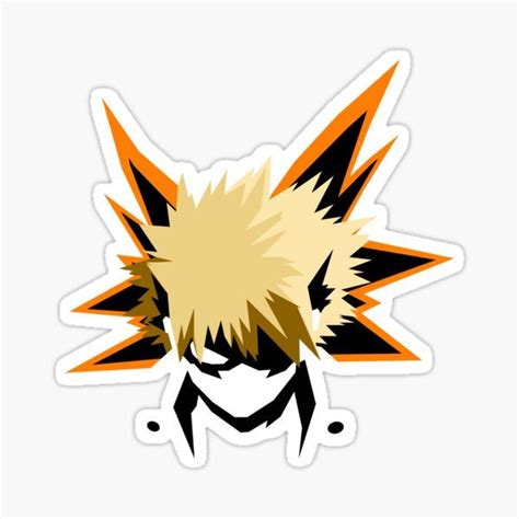 Bakugo Stickers In 2021 Anime Decals Anime Stickers Stickers