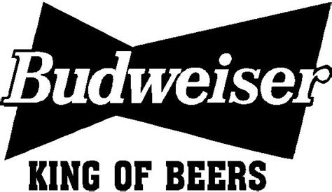 Budweiser King Of Beers Vinyl Cut Decal