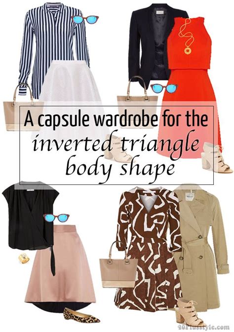A Capsule Wardrobe For The Inverted Triangle Body Shape 40plusstyle