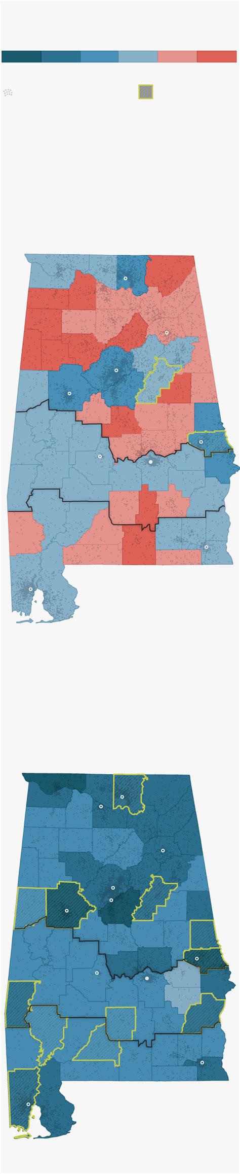 Alabama Senate Race Map Time Zones Map World