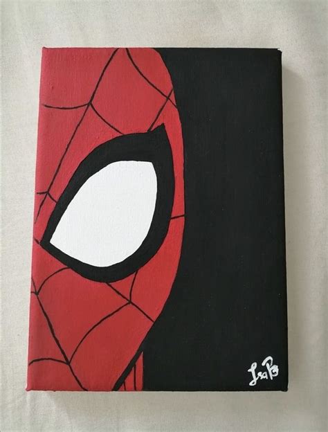 Pin By Patito Mendoza On Guardado Rápido Spiderman Painting Canvas