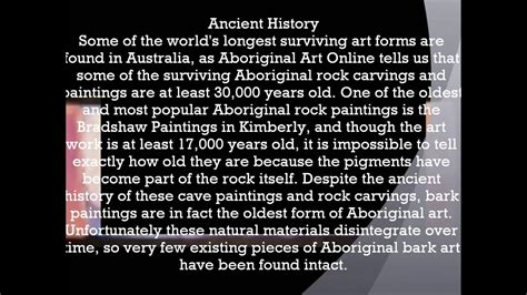 Aboriginal Art Facts For Children Youtube