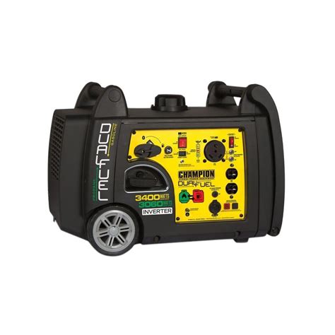 Since 2003, they have developed a reputation for quality, american designed power generation with solutions for work, recreation or your home. Champion Power Equipment Dual Fuel 3400-Watt Electric ...