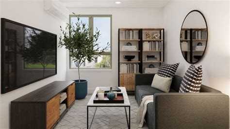Small Narrow Living Room Furniture Arrangement Examples