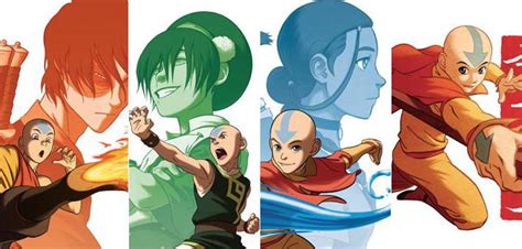 Serie Animada Avatar La Leyenda De Aang Los Personajes