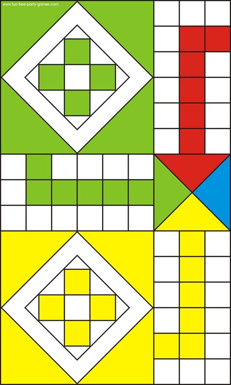 You can choose from the ludo. Game-Board-Ludo-Half1-3000p.gif (1803×3000) | Printable ...