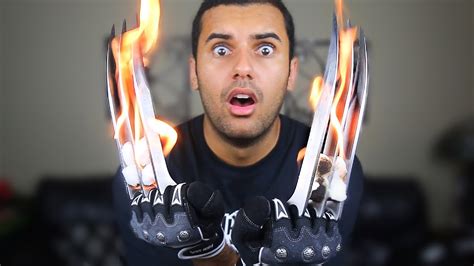 Experiment Diy Flaming Wolverine Claws 1000 Degree Insanly