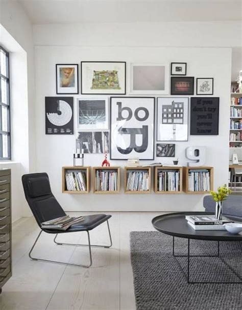 Gallery Wall In 30 Contemporary Living Room Designs Rilane