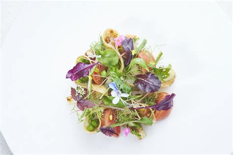A Selection Of Dishes From Three Michelin Star Odette Restaurant In