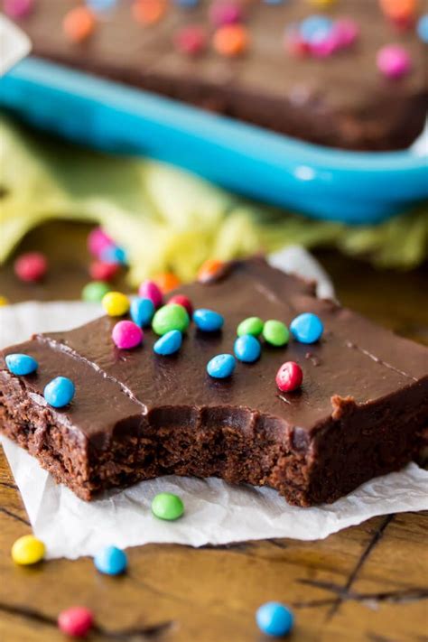 Homemade Cosmic Brownies Sugar Spun Run Quick Party Desserts
