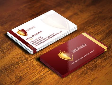 Getting a replacement social security number (ssn) card has never been easier. Professional, Bold, Security Business Card Design for a Company by Verified artistry (Design ...