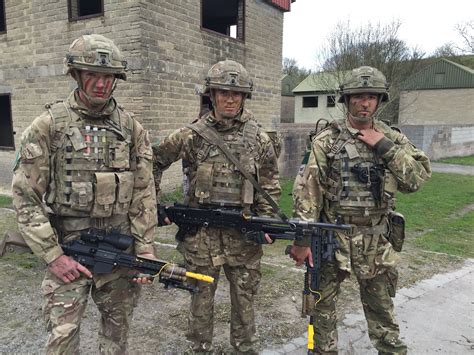 Soldiers Of 3rd Battalion The Parachute Regiment Wearing Virtus On