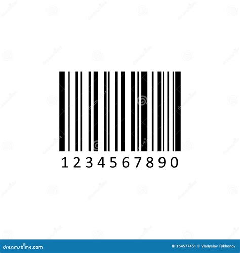 Barcode Symbol Isolated On White Background Vector Ilustration Eps 10