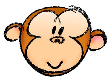 How To Draw A Cartoon Monkey Face 14 Steps With Pictures