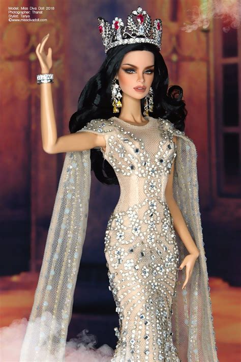 Miss Diva Doll 2018 Sotheary Bee 👑 Miss Diva Doll Barbie Gowns
