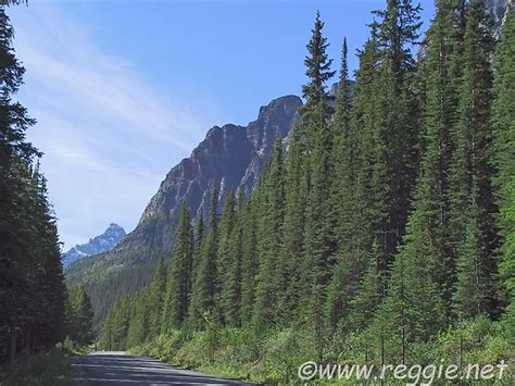 Road To Lake Moraine Alberta Canada Photo
