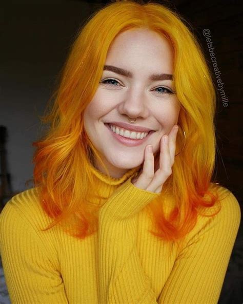 Razones para pintar tu cabello de color naranja en otoño