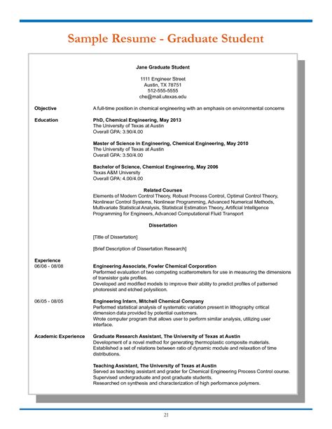 Here are nine tips for creating a college resume: Resume Template For University Application