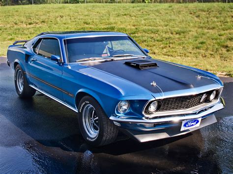 1969 Ford Mustang Mach 1 Muscle Classic Wallpapers Hd Desktop Porn