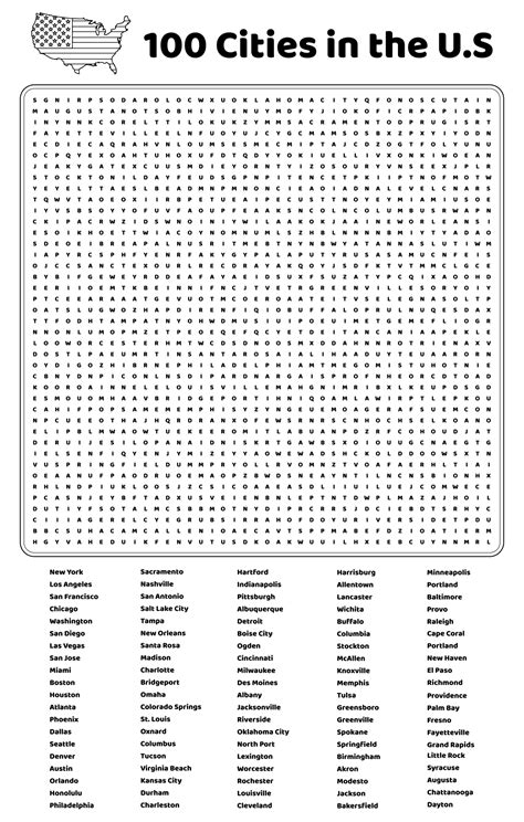 100 Word Search Printable Printable Blank World