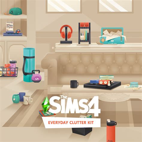 The Sims 4 Everyday Clutter Kit The Sim Architect