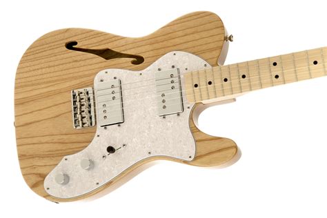 Fender Classic Series Telecaster Thinline Maple Fingerboard Natural Vintage Modern Guitars