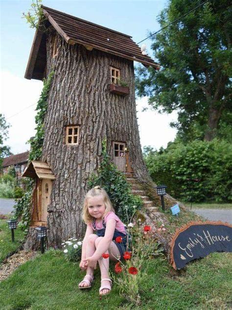 Pin By Janie Hardy Grissom On Fairy Tree Stumps Fairy Tree Houses